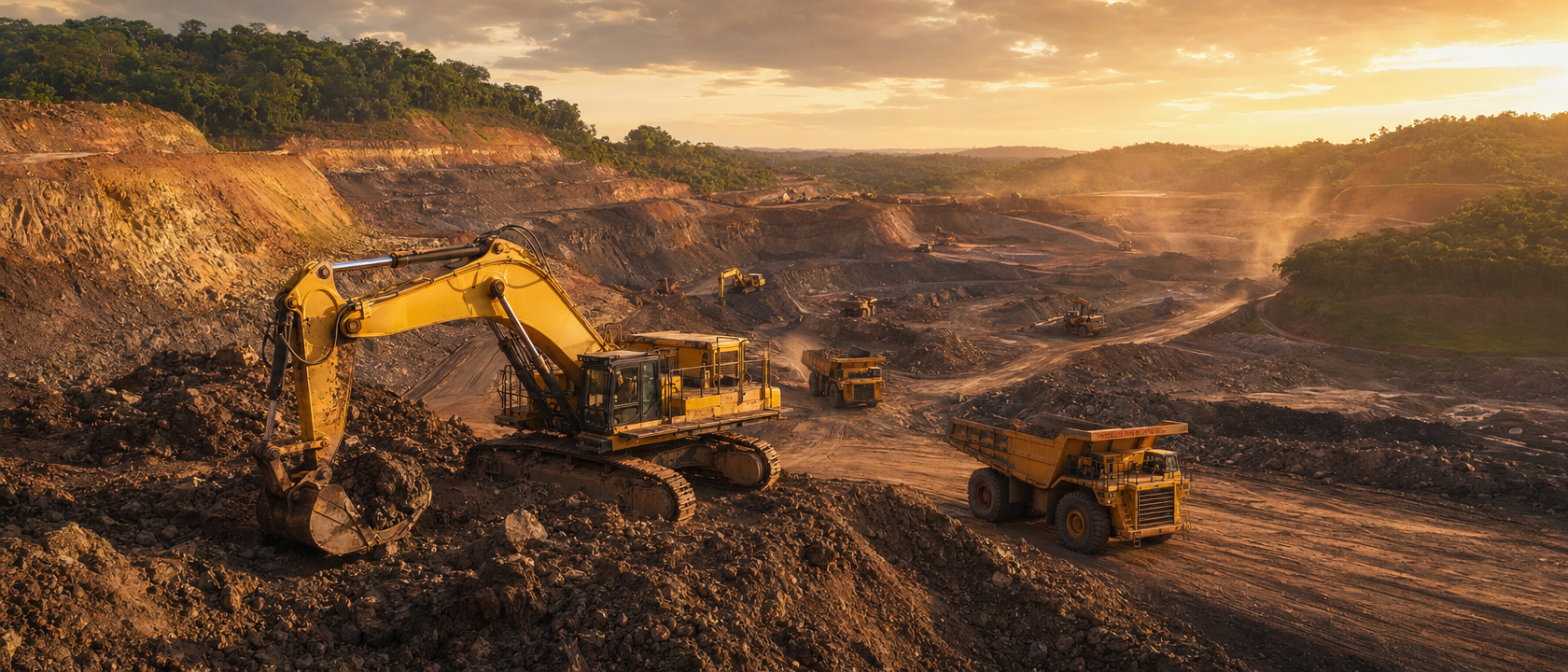 Mineração linha amarela